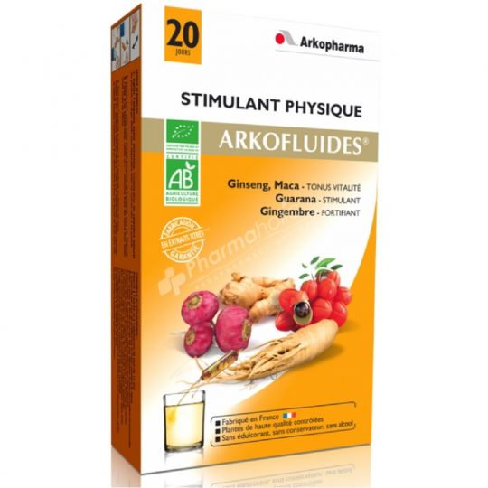 Arkopharma Arkofluides Physical Stimulant Bio