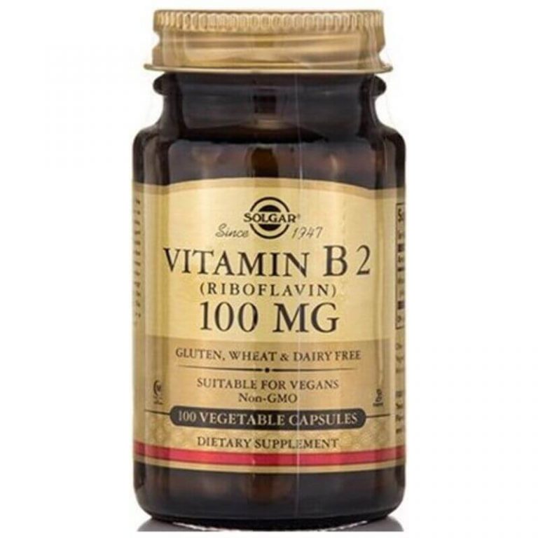 Solgar Vitamin B2 100mg 100 capsules pharmaholic