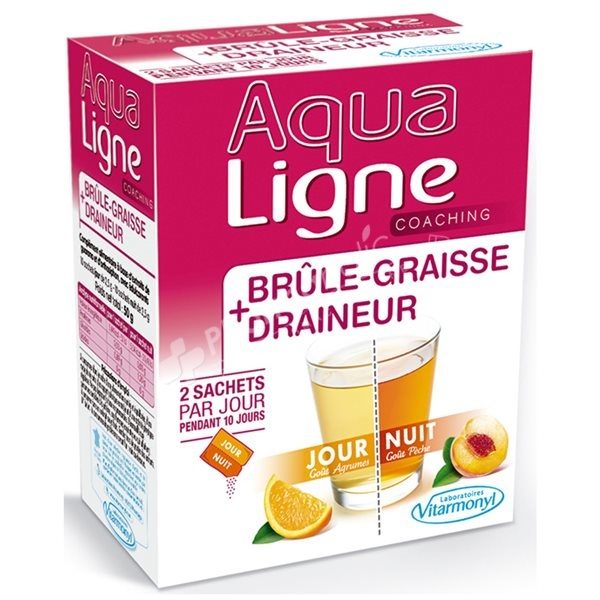 Aqua Ligne brule Graisse + Draineur