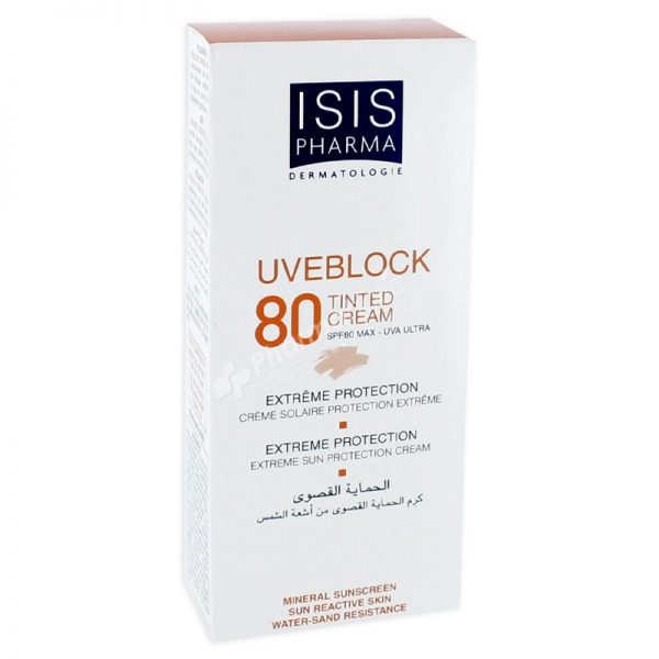 ISIS Pharma Uveblock SPF80 Extreme Sun Protection Tinted Cream