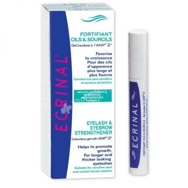 Ecrinal Eyelash and Eyebrow Strengthener Colorless Gel with ANP 2+