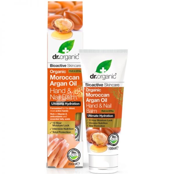 Dr.Organic Organic Moroccan Argan Oil Hand & Nail Balm