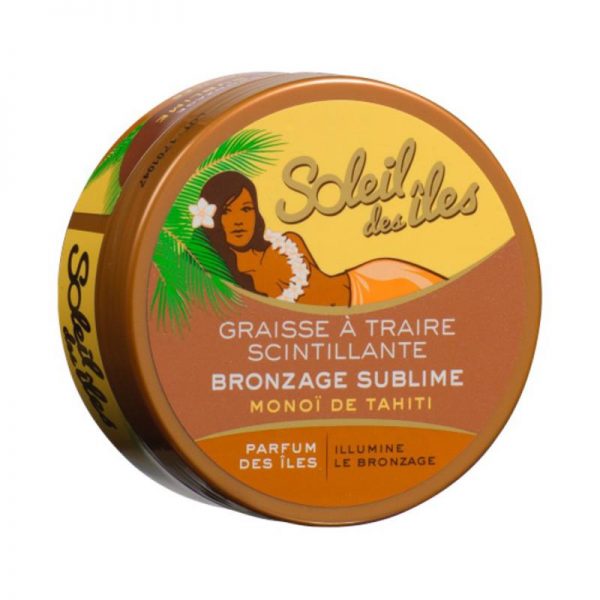 Soleil Des Îles Graisse à Traire Scintillante Bronzage Sublime Monoï de Tahiti