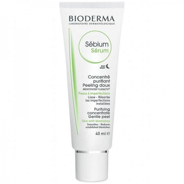 Bioderma Sebium Serum Purifying Concentrate Gentle Peel 40ml