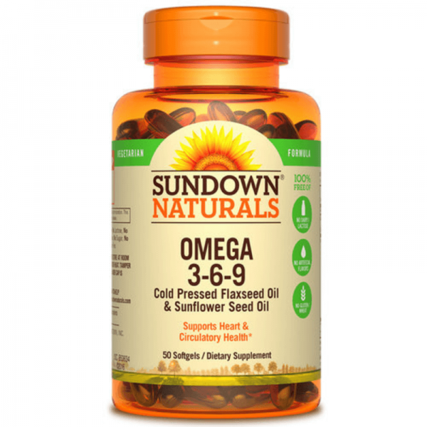 Sundown Naturals Omega 3-6-9 50 Softgels