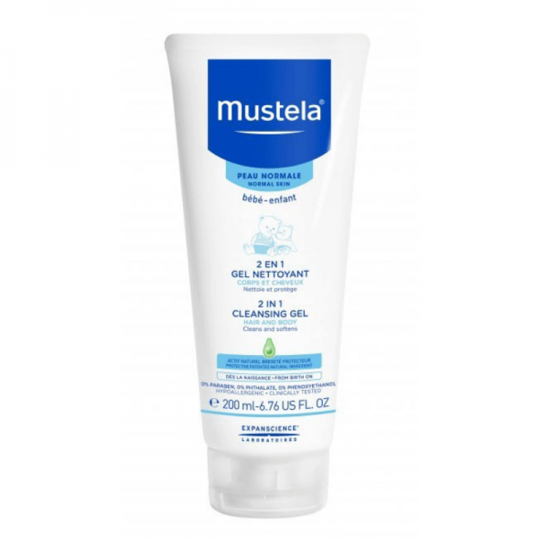 Mustela 2 in 1 Cleansing Gel 200ml