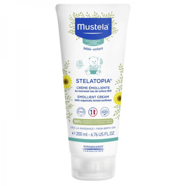 Mustela Stelatopia Emollient Cream 200ml