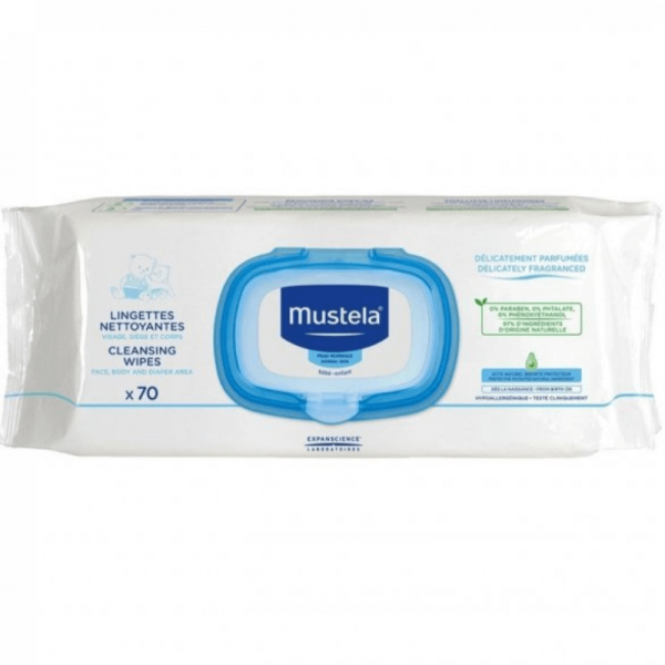 Mustela Baby Cleansing Wipes x70