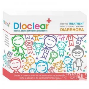 Dioclear+ Oral Treatment Of Acute, Chronic Diarrhoea 10x3.25g Sachets