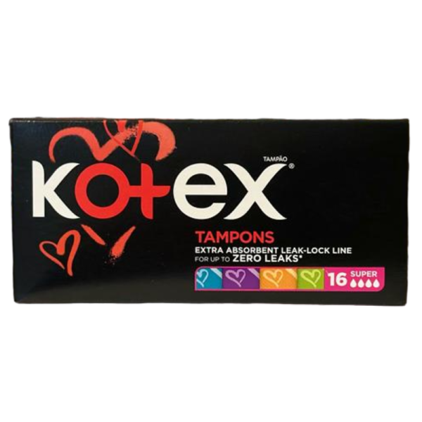 Kotex Super 16 Tampons