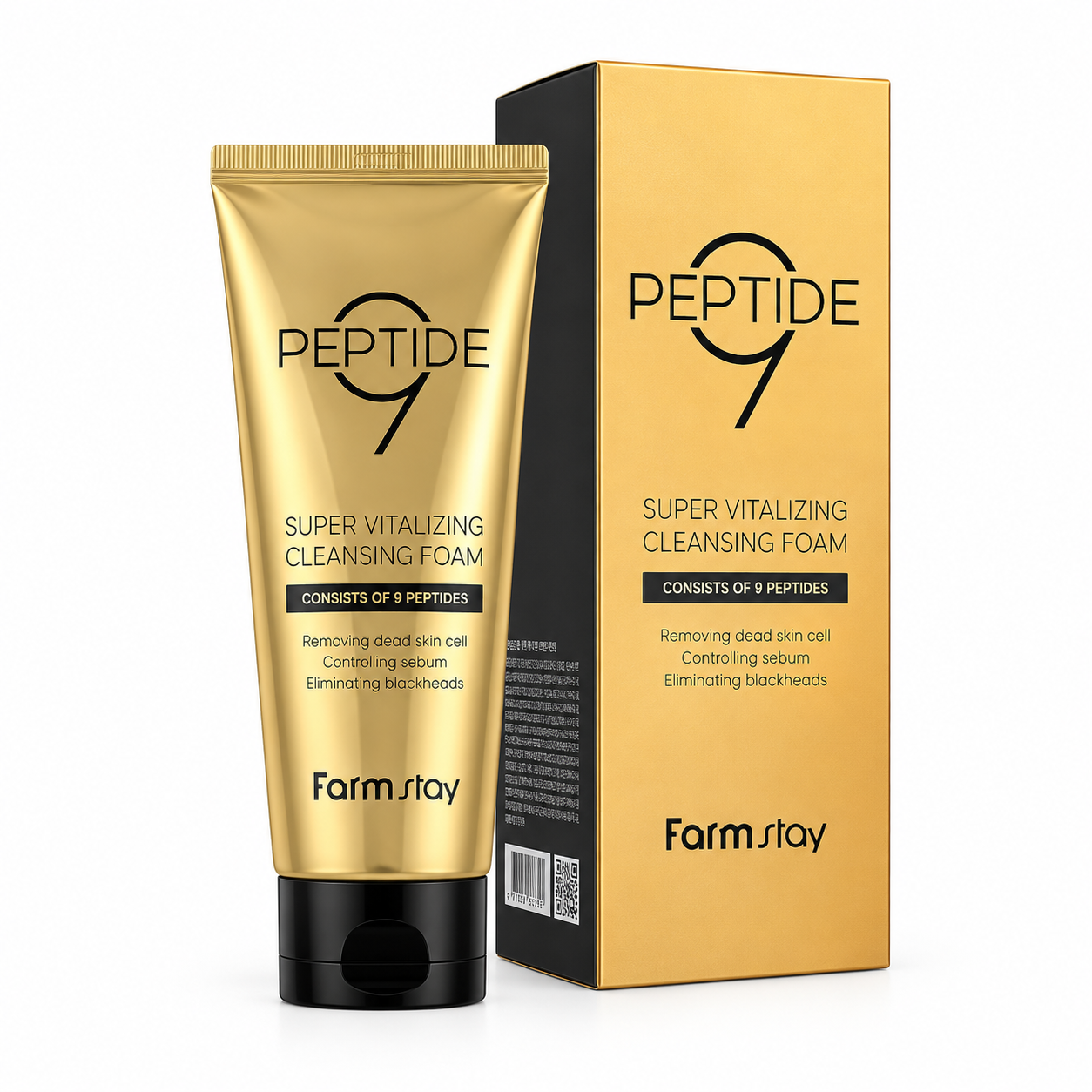 Farmstay Peptide9 Cleansing Foam