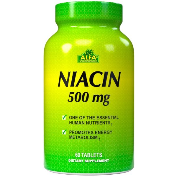 Alfa Vitamins Niacin 500mg