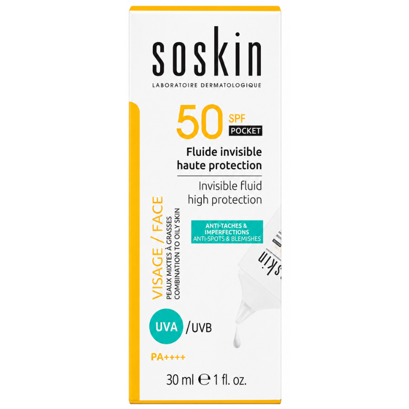 Soskin Invisible Fluid SPF50