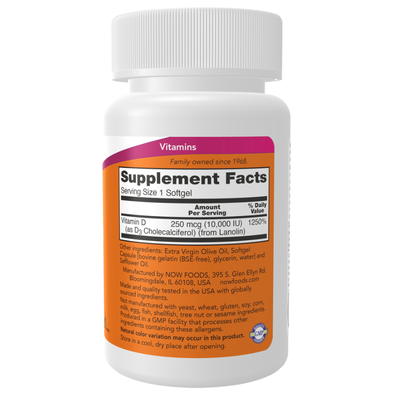 NOW High Potency Vitamin D3