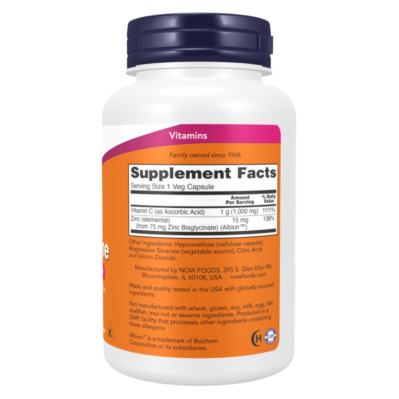 NOW C-1000 Zinc Immune