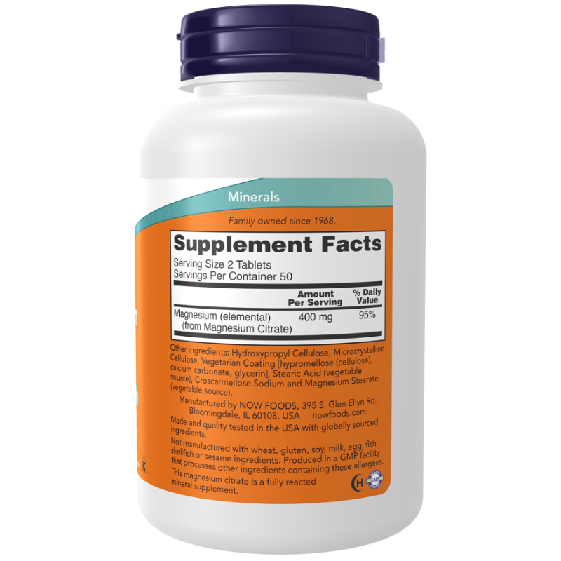 NOW Magnesium Citrate
