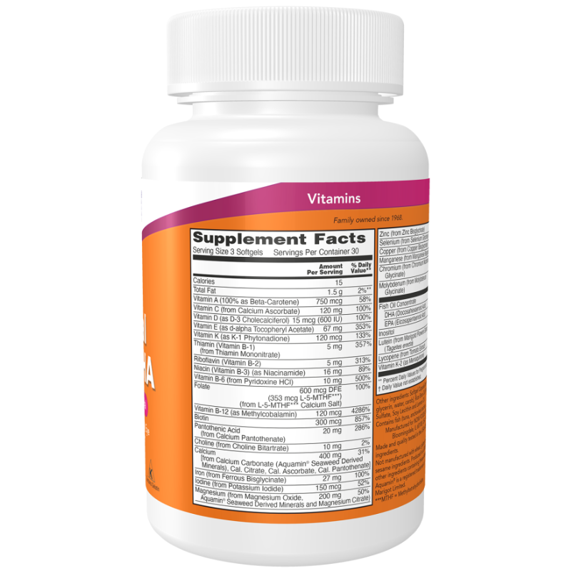 NOW Prenatal Gels + DHA