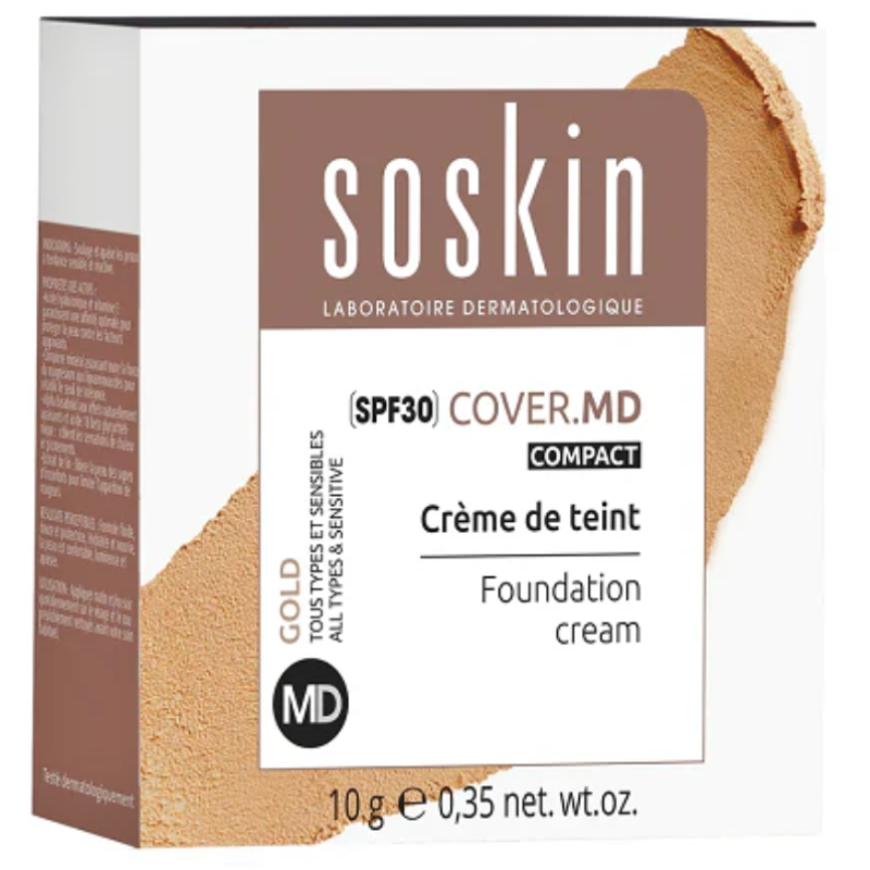 Soskin Compact Foundation-Gold Soskin Compact Foundation