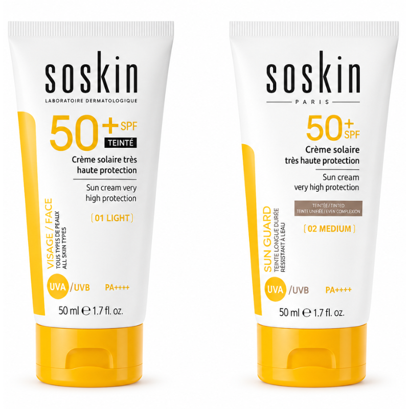 Soskin Tinted Sun Cream SPF50+