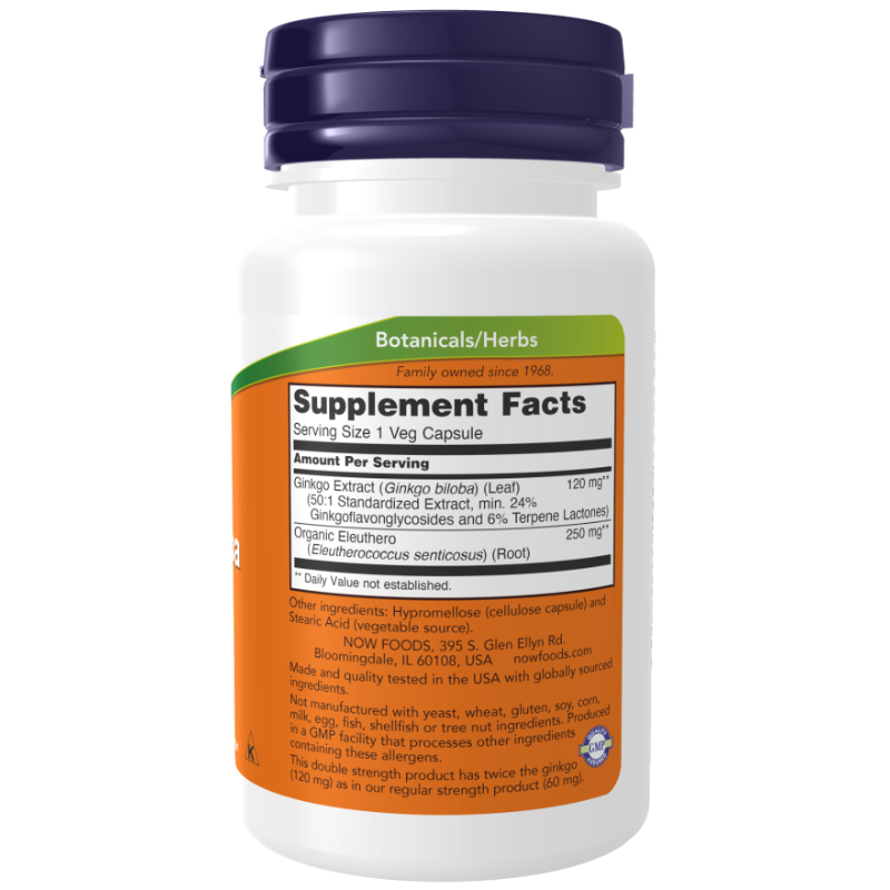 NOW Double Strength Ginkgo Biloba
