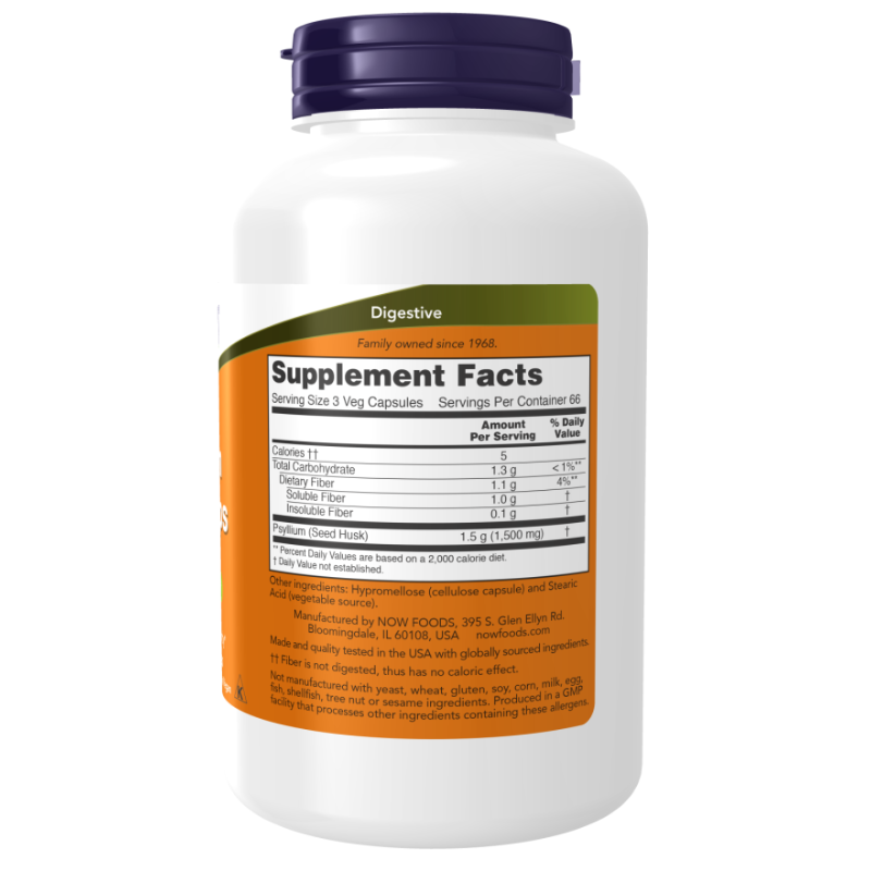 NOW Psyllium Husk Caps