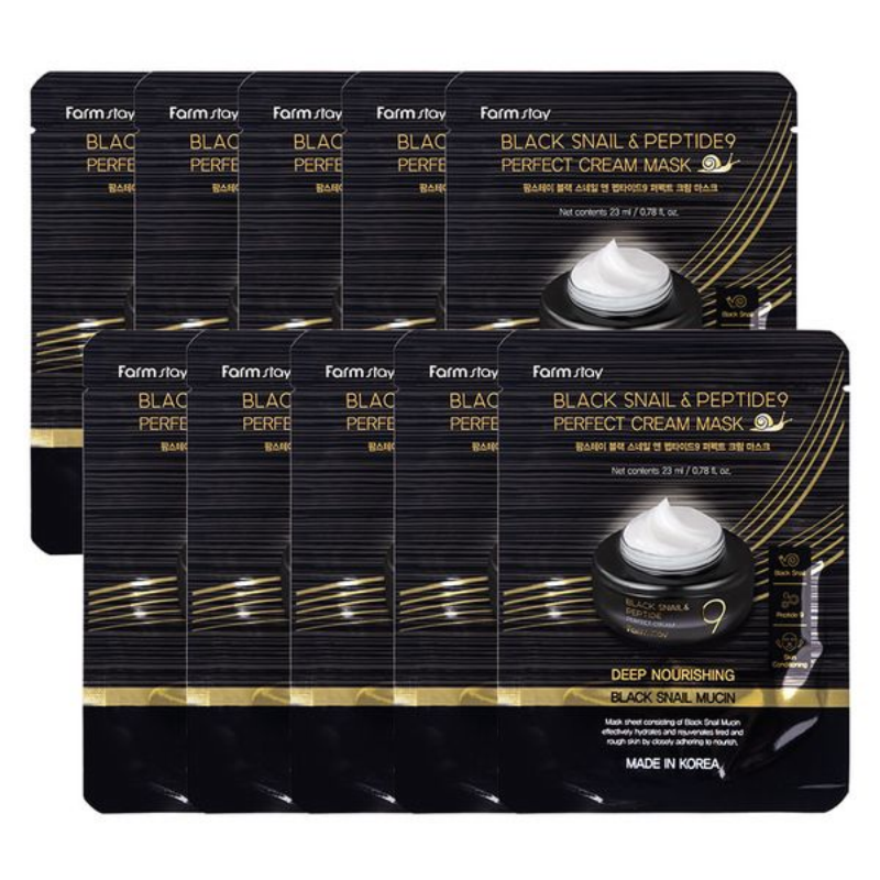 Farmstay Black Snail Mask